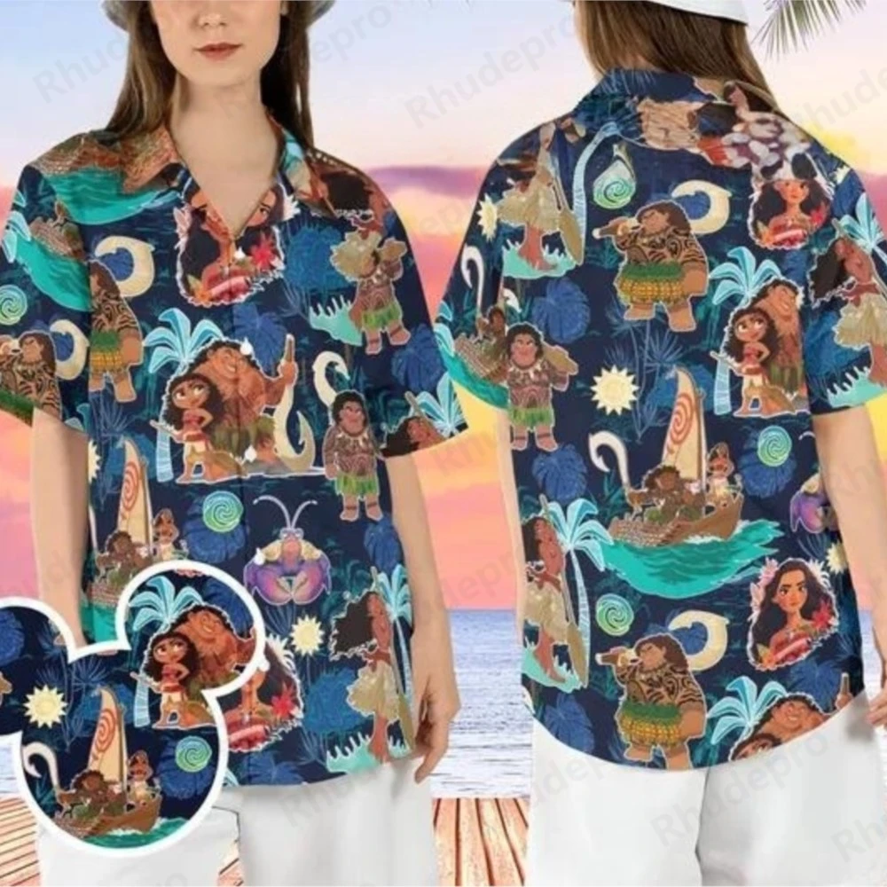 2025 Disney Moana and Maui Men and Women Hawaiian Shirt Land Trip Hawaiian Shirts Vacation Holiday Beach Short Sleeve Shirt 
2025 Disney Moana and Maui Men and Women Hawaiian Shirt Land Trip Hawaiian Shirts Vacation Holiday Beach Short Sleeve Shirt