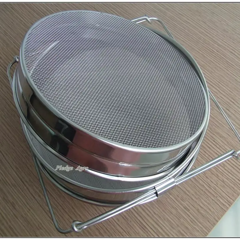 1PCS Honey Filter Bee Mesh Double Stainless Steel Nylon Soy Food Screener Strainer Purifier Fiber Beekeeping Products Supplies
1PCS Honey Filter Bee Mesh Double Stainless Steel Nylon Soy Food Screener Strainer Purifier Fiber Beekeeping Products Supplies