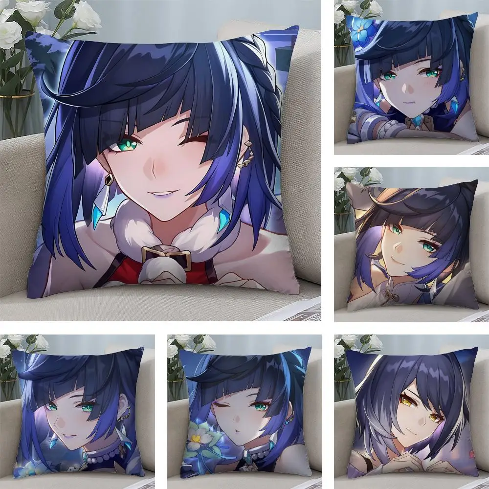 Yelan Genshin Game Cushion Cover Square Pillow Bedroom Sofa Leisure Comfort Living Room Home Decoration 40X40
Yelan Genshin Game Cushion Cover Square Pillow Bedroom Sofa Leisure Comfort Living Room Home Decoration 40X40