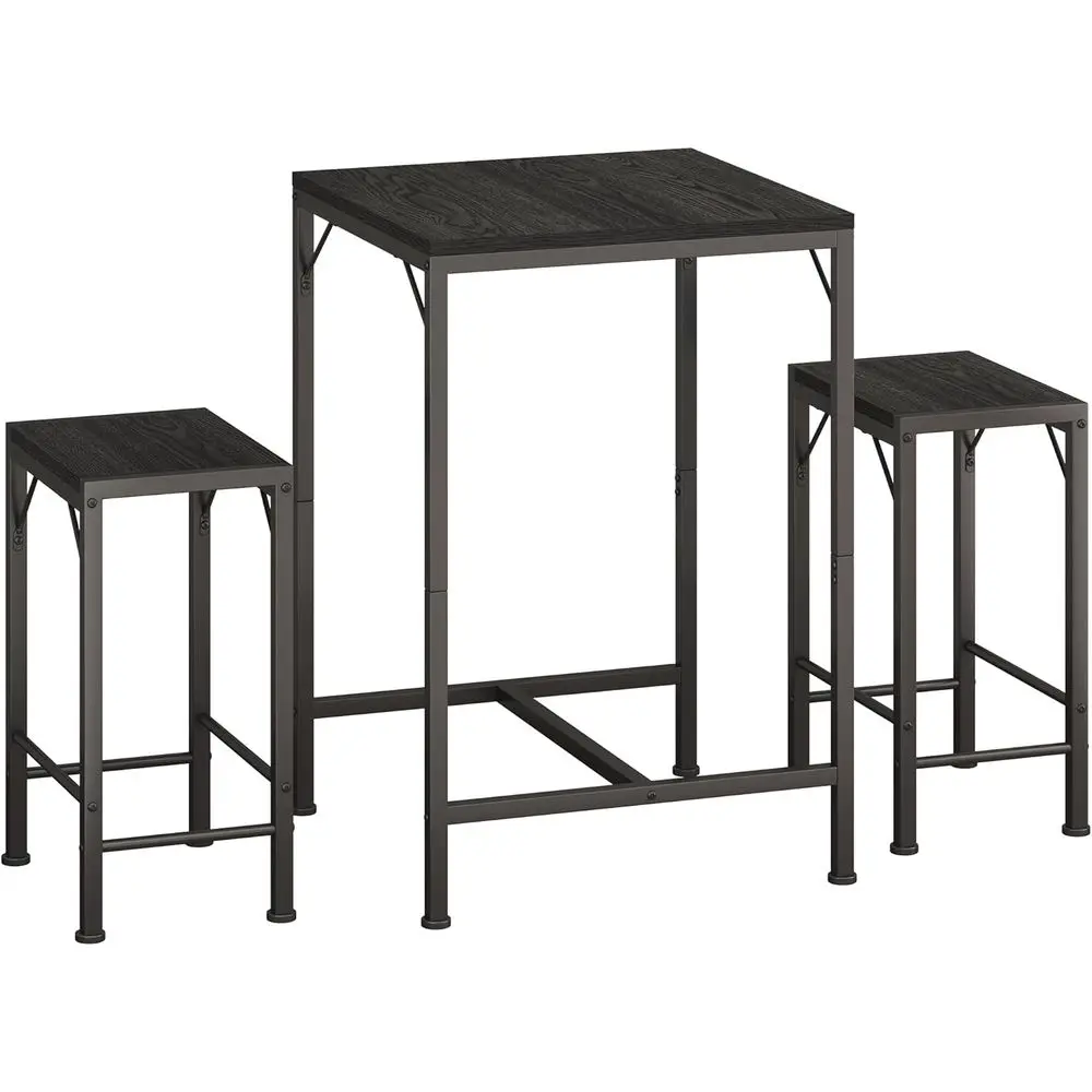 Bar Table and Chairs Set, Square Bar Table with 2 Stools, Space-Saving Dining Pub Set or 2, Perect or Kitchen, Breakast Nook, Li
Bar Table and Chairs Set, Square Bar Table with 2 Stools, Space-Saving Dining Pub Set or 2, Perect or Kitchen, Breakast Nook, Li
