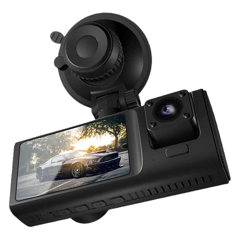 3 Channel WiFi Car DVR HD 1080P IR Night Vision 3-Lens Vehicle Dash Cam 2.0inch IPS Three Way Camera DVR Recorder with G-sensor
3 Channel WiFi Car DVR HD 1080P IR Night Vision 3-Lens Vehicle Dash Cam 2.0inch IPS Three Way Camera DVR Recorder with G-sensor