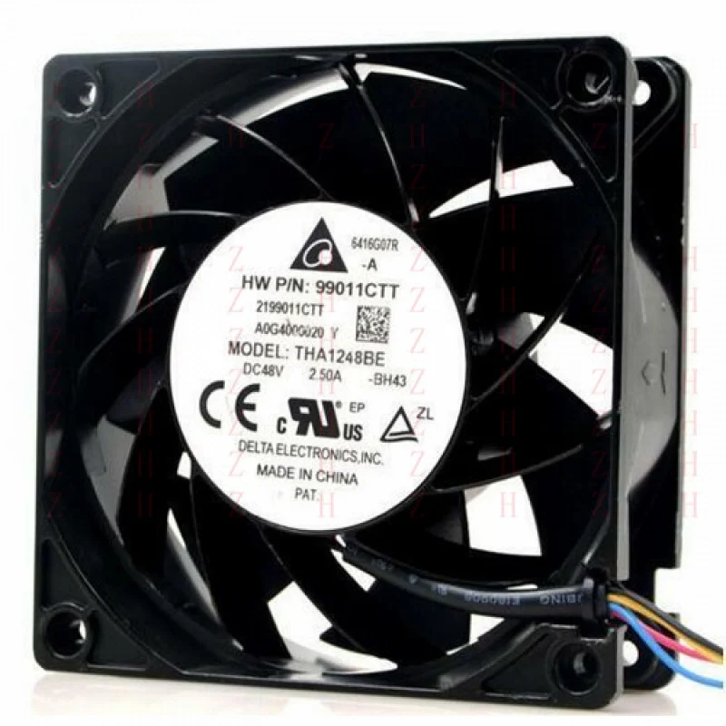 XXZ ДЛЯ Delta THA1248BE 12038 120x120x38 мм DC 48 В 2,5 А 12 см 4-линейный вентилятор
XXZ ДЛЯ Delta THA1248BE 12038 120x120x38 мм DC 48 В 2,5 А 12 см 4-линейный вентилятор