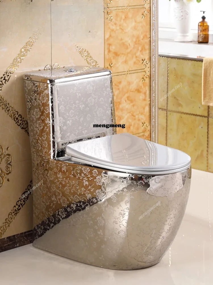Бытовой креативный скандинавский ретро смывной унитаз, серебряный сифон для унитаза, водосберегающий персонализированный унитаз
Бытовой креативный скандинавский ретро смывной унитаз, серебряный сифон для унитаза, водосберегающий персонализированный унитаз