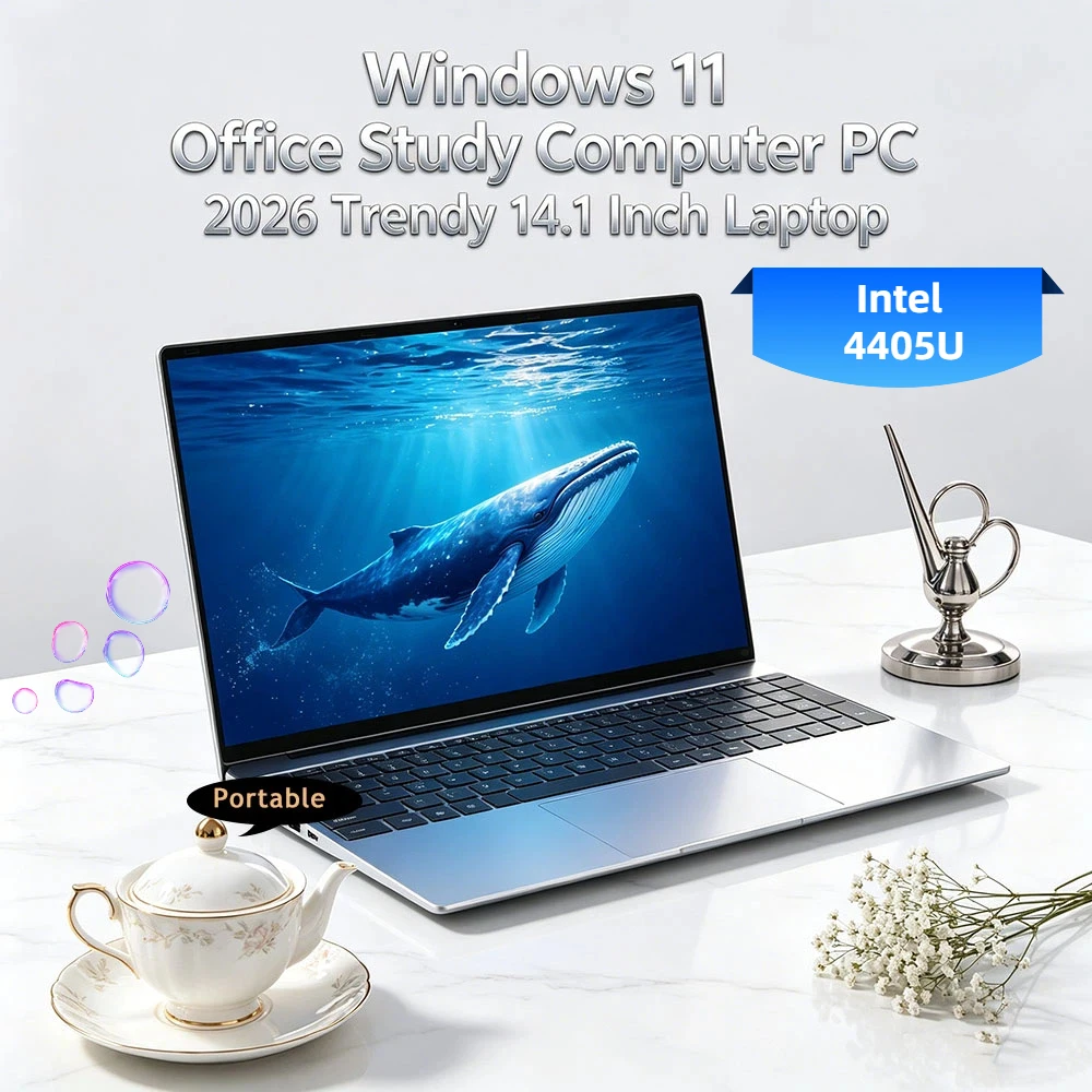Superb Thin 14.1" Laptop Intel 4405U 120Hz Ultra-clear FHD IPS Display 5000mAh 32GB/2TB SSD Backlit Keyboard
Superb Thin 14.1" Laptop Intel 4405U 120Hz Ultra-clear FHD IPS Display 5000mAh 32GB/2TB SSD Backlit Keyboard