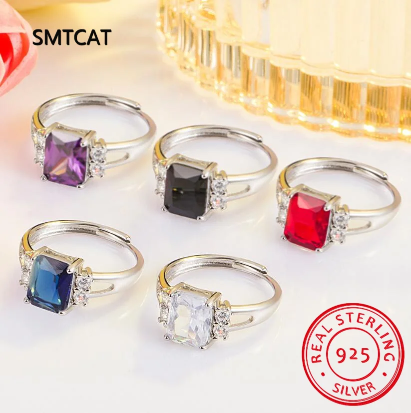 Прямоугольное ослепительное кольцо из стерлингового серебра 925 пробы, красочное кольцо на палец с кубическим цирконием для женщин, свадебные ювелирные украшения Anel Prata
Прямоугольное ослепительное кольцо из стерлингового серебра 925 пробы, красочное кольцо на палец с кубическим цирконием для женщин, свадебные ювелирные украшения Anel Prata