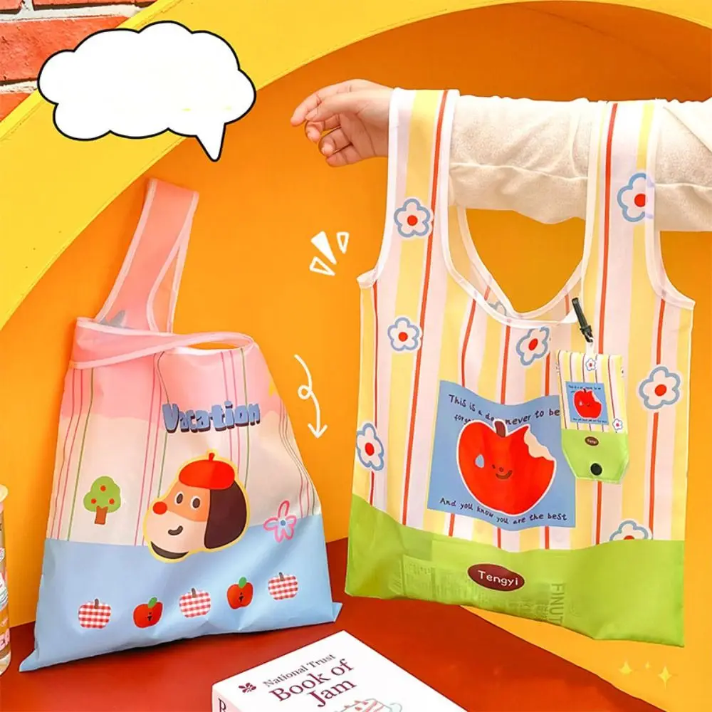 Grocery Bag Kawaii Foldable Shopping Bag Nylon Reusable Cartoon Eco Bag Large Capacity Waterproof Handbag Outdoor
Grocery Bag Kawaii Foldable Shopping Bag Nylon Reusable Cartoon Eco Bag Large Capacity Waterproof Handbag Outdoor