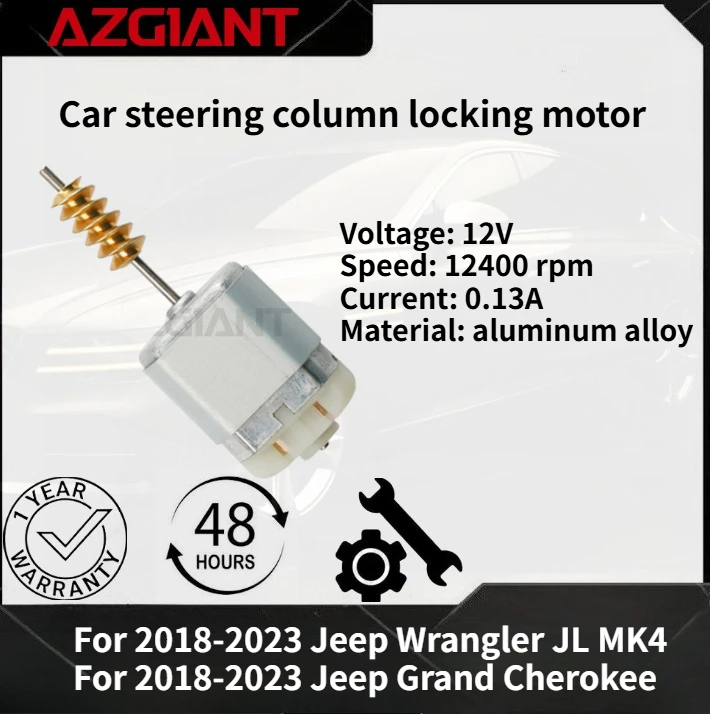 For Jeep Wrangler JL MK4 2018-2023/Grand Cherokee AZGIANT Car steering column lock actuator motor New high-quality parts OEM
For Jeep Wrangler JL MK4 2018-2023/Grand Cherokee AZGIANT Car steering column lock actuator motor New high-quality parts OEM