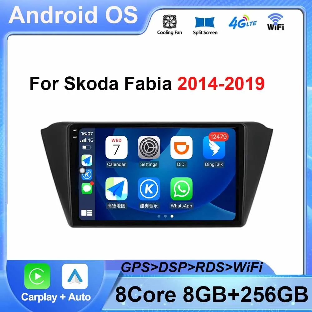 9 inch Wireless CarPlay Android Auto Radio for Skoda Fabia 2014 - 2019 android Auto Car Multimedia autoradio DSP WIFI DSP BT
9 inch Wireless CarPlay Android Auto Radio for Skoda Fabia 2014 - 2019 android Auto Car Multimedia autoradio DSP WIFI DSP BT