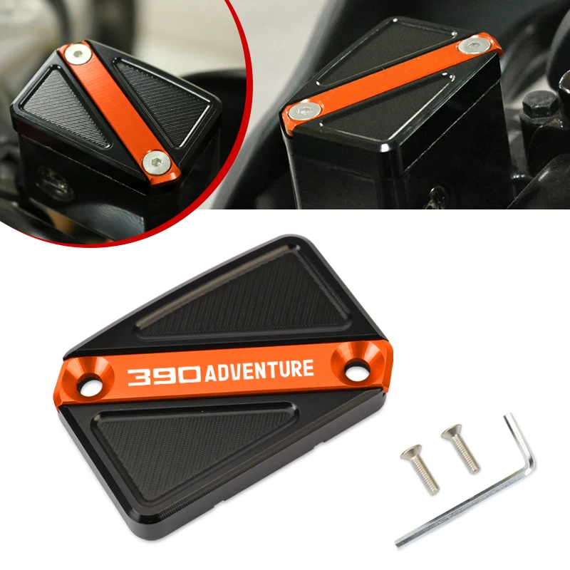 Motorcycle CNC Front Brake Fluid Reservoir Cap Cylinder Cover Fit For 390 Adventure 390ADV 390 ADV 2020-2024
Motorcycle CNC Front Brake Fluid Reservoir Cap Cylinder Cover Fit For 390 Adventure 390ADV 390 ADV 2020-2024
