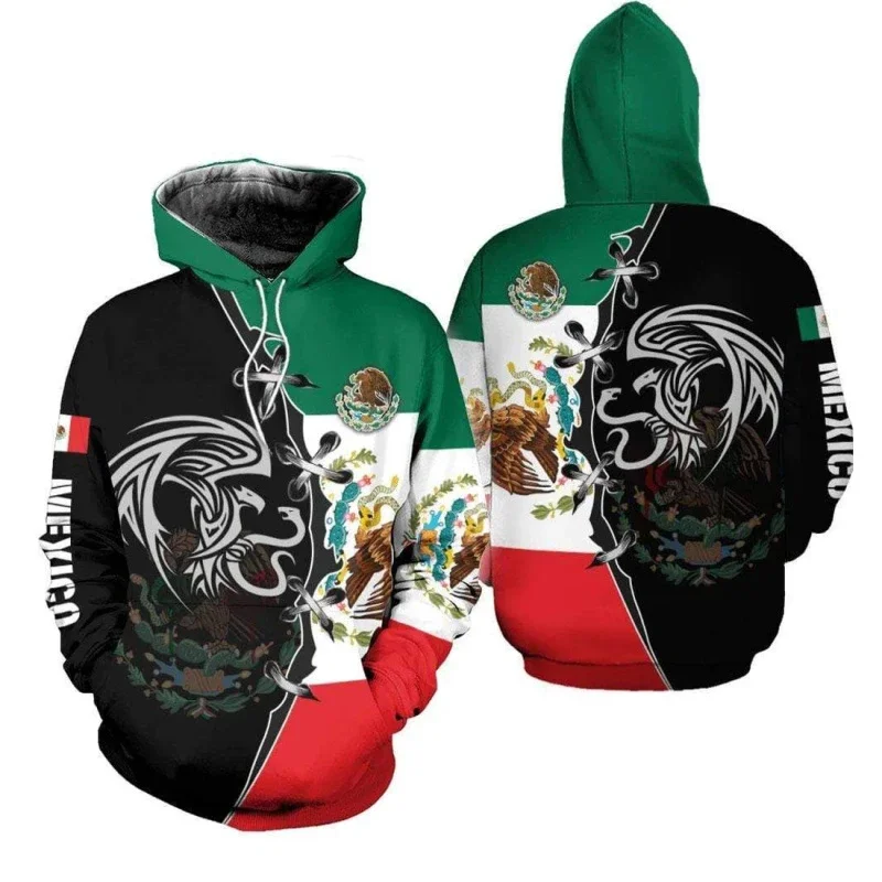 Men's Mexico Flag Hoodies, 3D Printing, Casual Graphic Sweatshirt, Oversized Pullover, Streetwear, Spring, Autumn
Men's Mexico Flag Hoodies, 3D Printing, Casual Graphic Sweatshirt, Oversized Pullover, Streetwear, Spring, Autumn