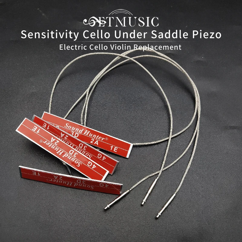 5pcs High Sensitivity Cello Under Saddle Piezo Pickup for Electric Cello Violin Replacement
5pcs High Sensitivity Cello Under Saddle Piezo Pickup for Electric Cello Violin Replacement