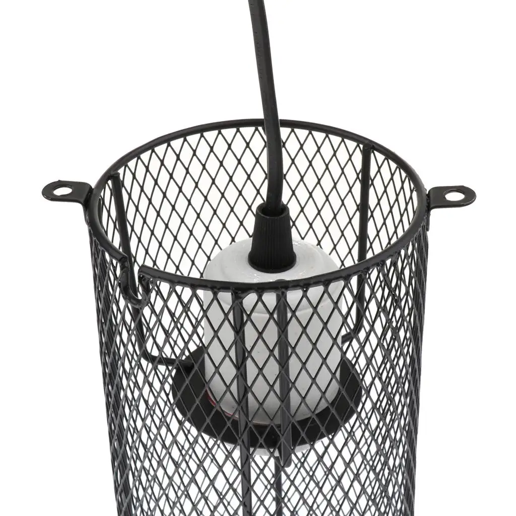 E27 Bulb Holder Iron Wire Lamp Shade Anti-hot Light Cover for Amphibian Heating Lamp Protection
E27 Bulb Holder Iron Wire Lamp Shade Anti-hot Light Cover for Amphibian Heating Lamp Protection