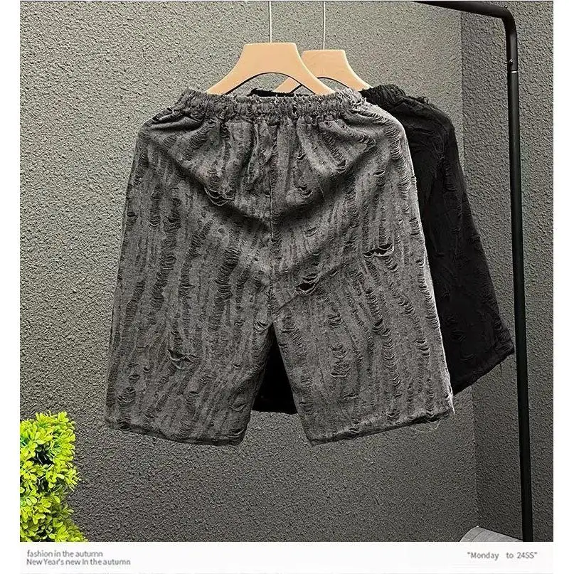 Брюки American Sle с вырезами, мужские летние модные брендовые свободные повседневные брюки в стиле хип-хоп с завышенной талией, спортивные брюки пять четвертей
Брюки American Sle с вырезами, мужские летние модные брендовые свободные повседневные брюки в стиле хип-хоп с завышенной талией, спортивные брюки пять четвертей