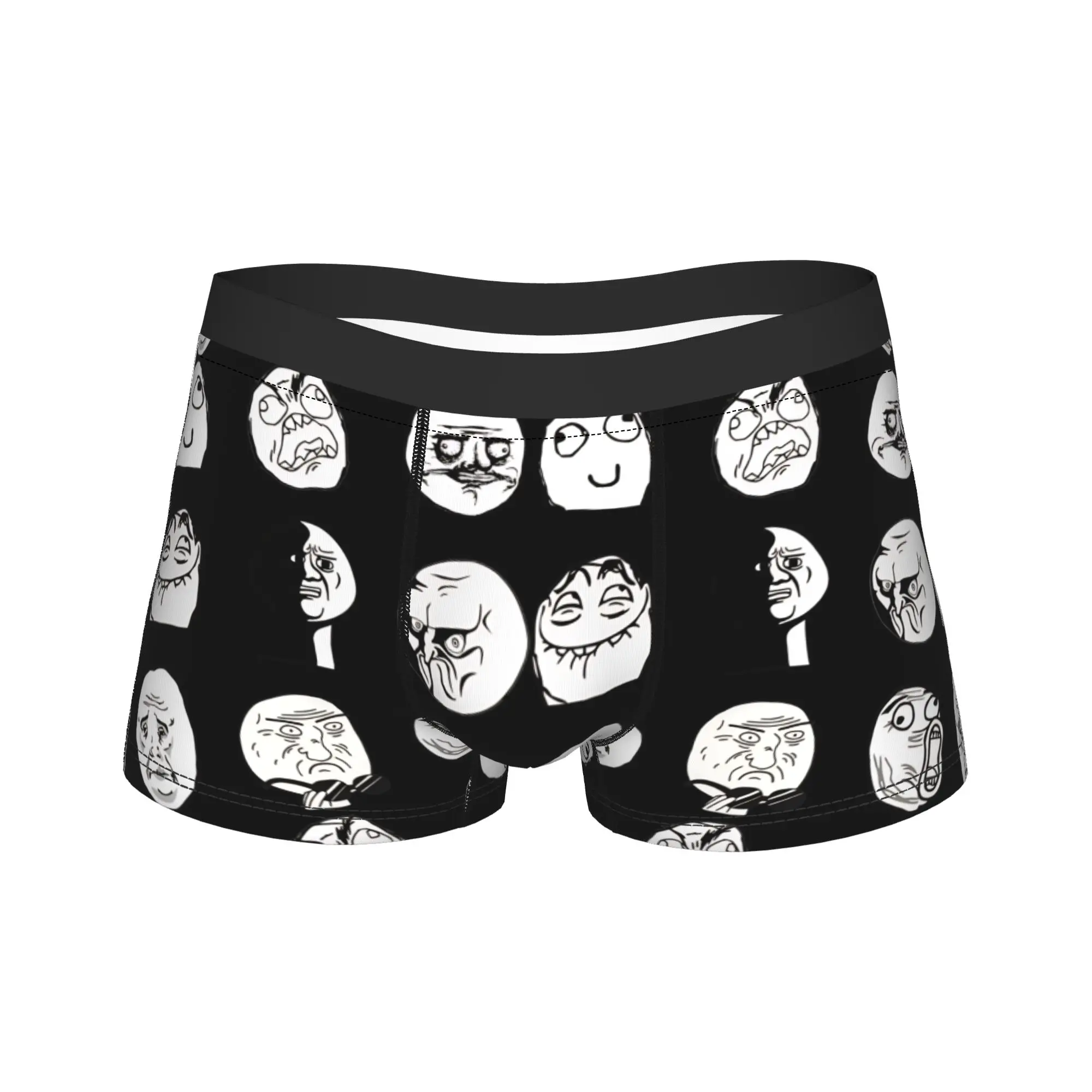 Rage Comic Trollfac Underwear Elastic Panties Printed Boxer Brief For Male Pouch Oversize Boxer Shorts
Rage Comic Trollfac Underwear Elastic Panties Printed Boxer Brief For Male Pouch Oversize Boxer Shorts