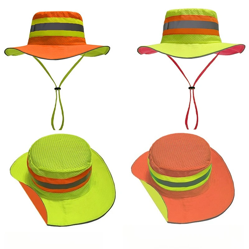 Breathable Two-Tone Sun Hat for Construction Sites Color Visor Summer UV Protection Safety Brim Cap for Construction Work
Breathable Two-Tone Sun Hat for Construction Sites Color Visor Summer UV Protection Safety Brim Cap for Construction Work