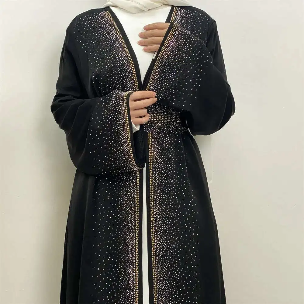 Dubai Hot Diamond Lace Up Cardigan with Pocket Dress 2010 2025 Muslim Long Dress Robe Abaya Ramadan Dubai Luxury Islam Elegant
Dubai Hot Diamond Lace Up Cardigan with Pocket Dress 2010 2025 Muslim Long Dress Robe Abaya Ramadan Dubai Luxury Islam Elegant