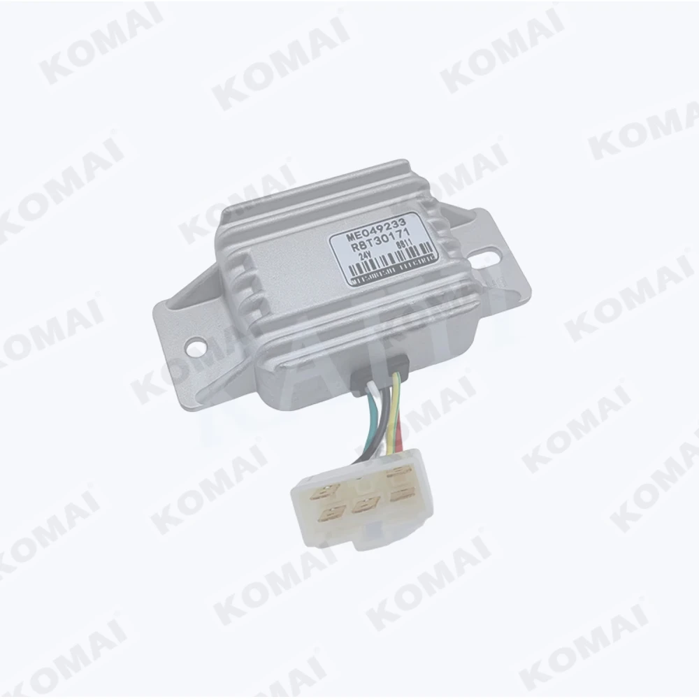 Hot Selling Excavator Parts 24V Regulator Safety Relay ME049233 for Mitsubishi Engine 6D15 6D22 Kobelco Excavator SK220L E320B
Hot Selling Excavator Parts 24V Regulator Safety Relay ME049233 for Mitsubishi Engine 6D15 6D22 Kobelco Excavator SK220L E320B