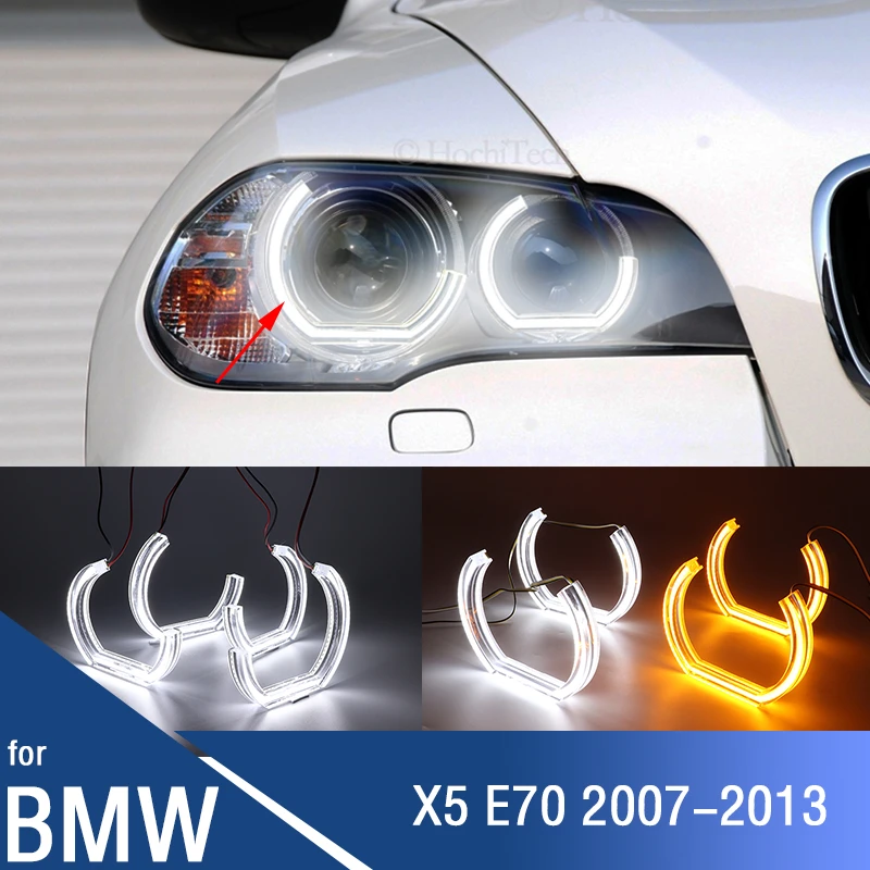 for BMW X5 E70 E 70 2007-2011 Day Light Turn Signal Light Crystal Angel Eyes Halo rings Kit
for BMW X5 E70 E 70 2007-2011 Day Light Turn Signal Light Crystal Angel Eyes Halo rings Kit