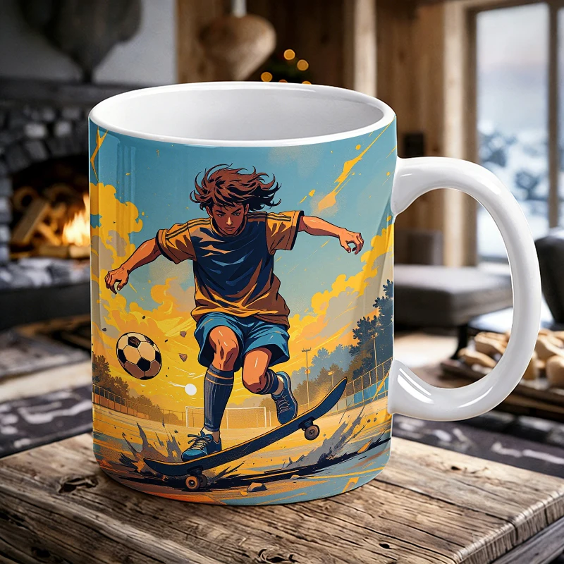 Soccer Skater Sunset - A Dynamic Art Print Mug Coffee Cup Ceramic Cup with a bottle opener function of 2026 Major Football Event
Soccer Skater Sunset - A Dynamic Art Print Mug Coffee Cup Ceramic Cup with a bottle opener function of 2026 Major Football Event