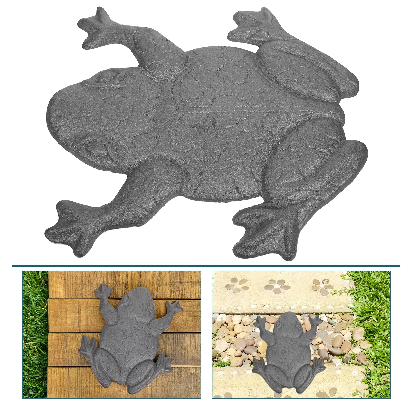 Cast Iron Frog Stepping Durable Nonslip Garden Outdoor Decor Vintage Style Lawn Statue Walkway Stone Yard Landscaping Decoration
Cast Iron Frog Stepping Durable Nonslip Garden Outdoor Decor Vintage Style Lawn Statue Walkway Stone Yard Landscaping Decoration