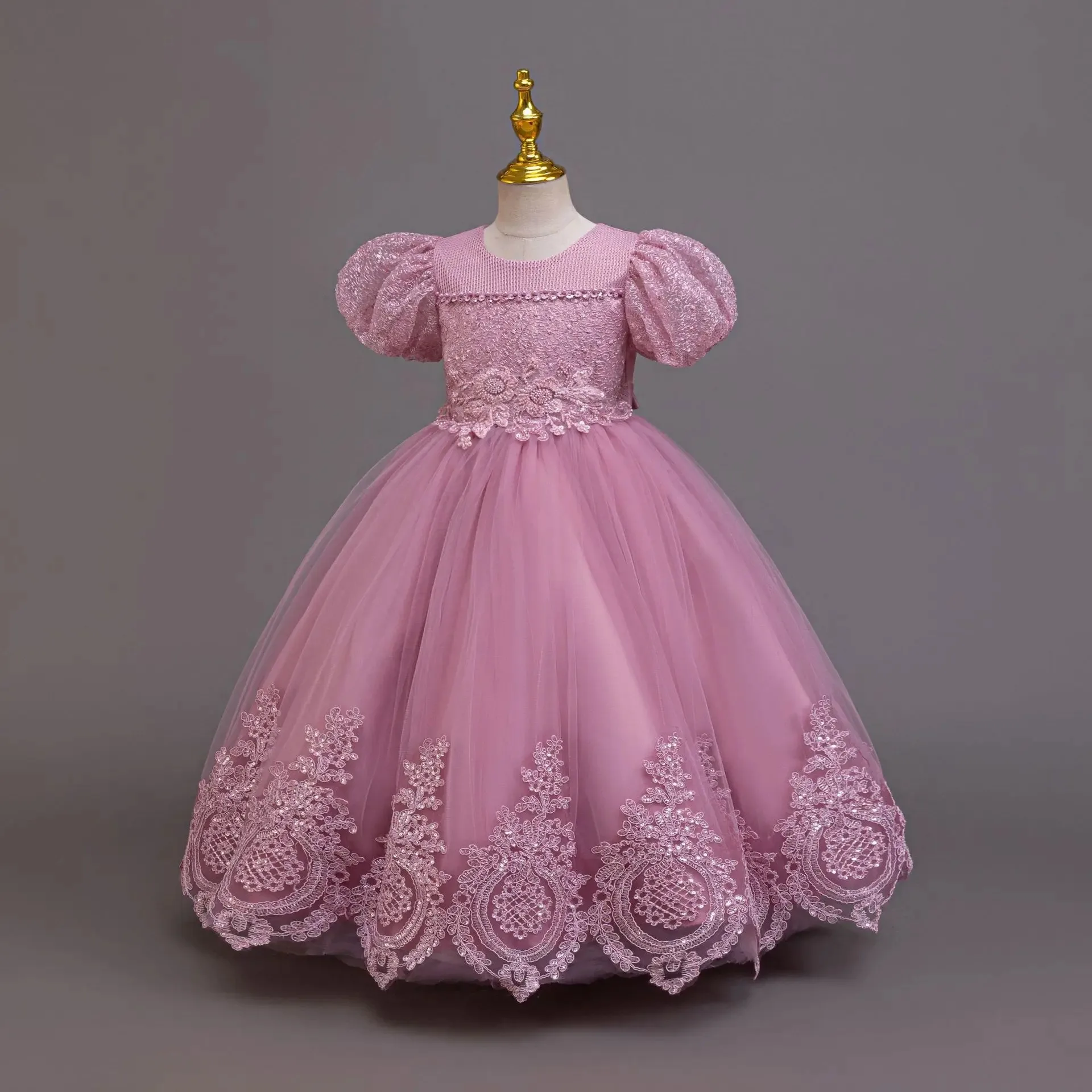 2025 Children Elegant Wedding Dress Girls' chiffon retro princess Evening Dresses 4-12 years old high-end performance dress
2025 Children Elegant Wedding Dress Girls' chiffon retro princess Evening Dresses 4-12 years old high-end performance dress