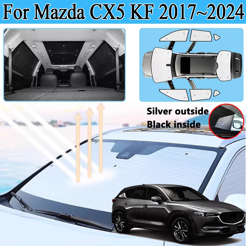 Автоматический солнцезащитный козырек для Mazda CX5 KF 2017 2018 ~ 2024, солнцезащитный козырек с полным покрытием, автомобильные солнцезащитные козырьки, анти-УФ-блоки для конфиденциальности, козырьки, аксессуары
Автоматический солнцезащитный козырек для Mazda CX5 KF 2017 2018 ~ 2024, солнцезащитный козырек с полным покрытием, автомобильные солнцезащитные козырьки, анти-УФ-блоки для конфиденциальности, козырьки, аксессуары
