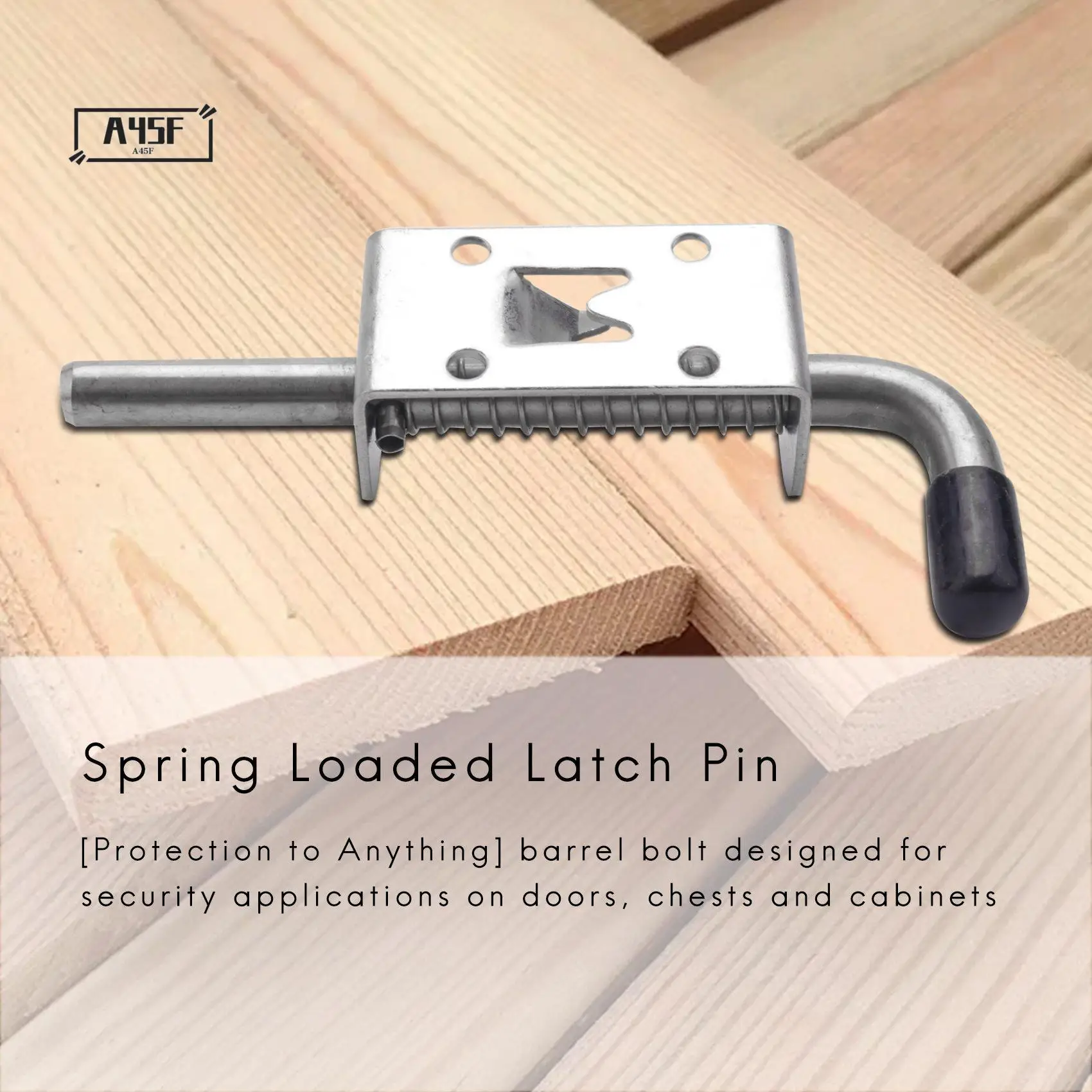 A45F-2Pcs 5 Inch Stainless Steel Spring Loaded Latch Pin Barrel Bolt 2Mm Thickened Door Lock Brushed
A45F-2Pcs 5 Inch Stainless Steel Spring Loaded Latch Pin Barrel Bolt 2Mm Thickened Door Lock Brushed