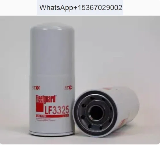 Oil Filter For Fleetguard LF3325 And KTA38-G3 3310169 Generator Set Replace OEM 3307885 B7396 ZP50B LF9325 7369715
Oil Filter For Fleetguard LF3325 And KTA38-G3 3310169 Generator Set Replace OEM 3307885 B7396 ZP50B LF9325 7369715