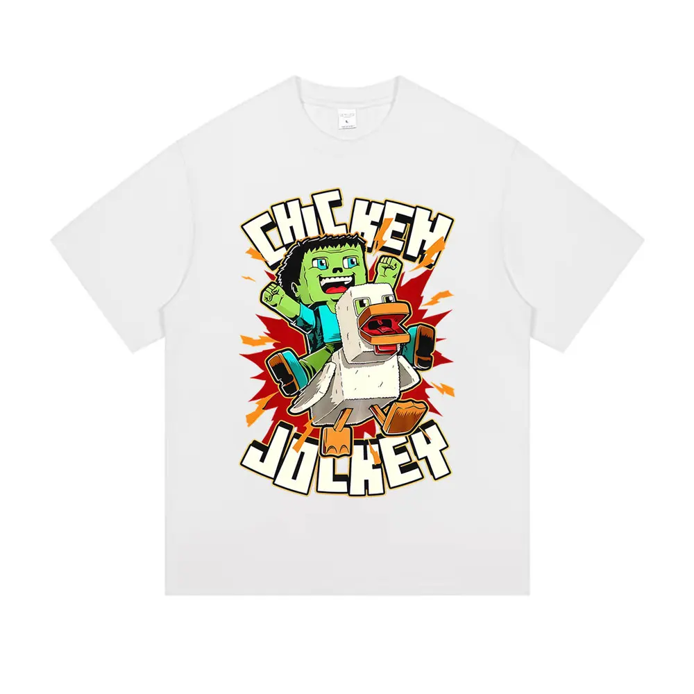 Chicken Game Don't Look At The Chicken Tshirt Funny Chicken Jockey Graphic T-shirt Male Miners Print Tees Men Fashion T Shirts
Chicken Game Don't Look At The Chicken Tshirt Funny Chicken Jockey Graphic T-shirt Male Miners Print Tees Men Fashion T Shirts