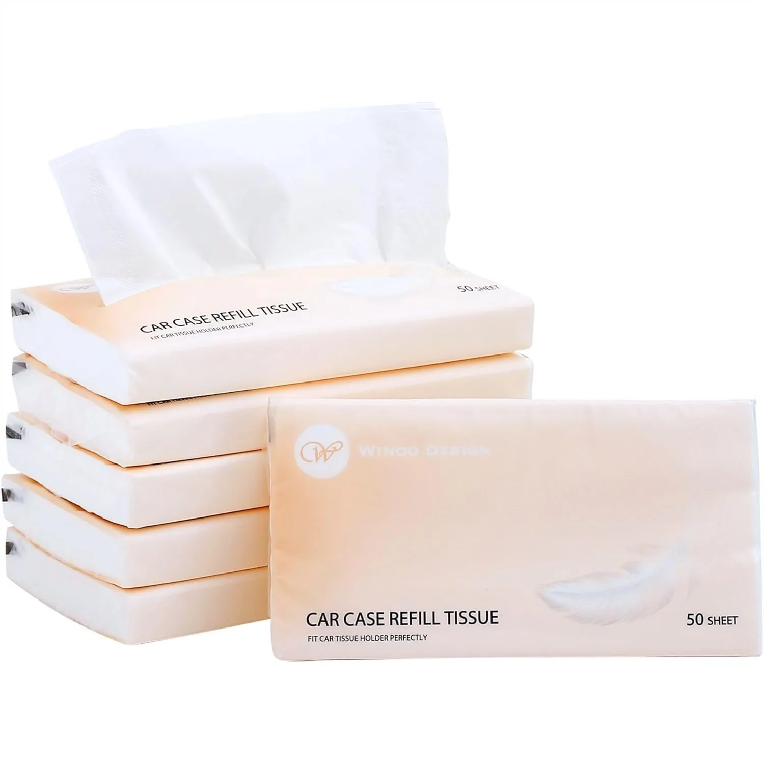 300 Sheets Car Tissue Refills for Visor Holder, Soft Facial Tissues for Travel Cup Holder
300 Sheets Car Tissue Refills for Visor Holder, Soft Facial Tissues for Travel Cup Holder