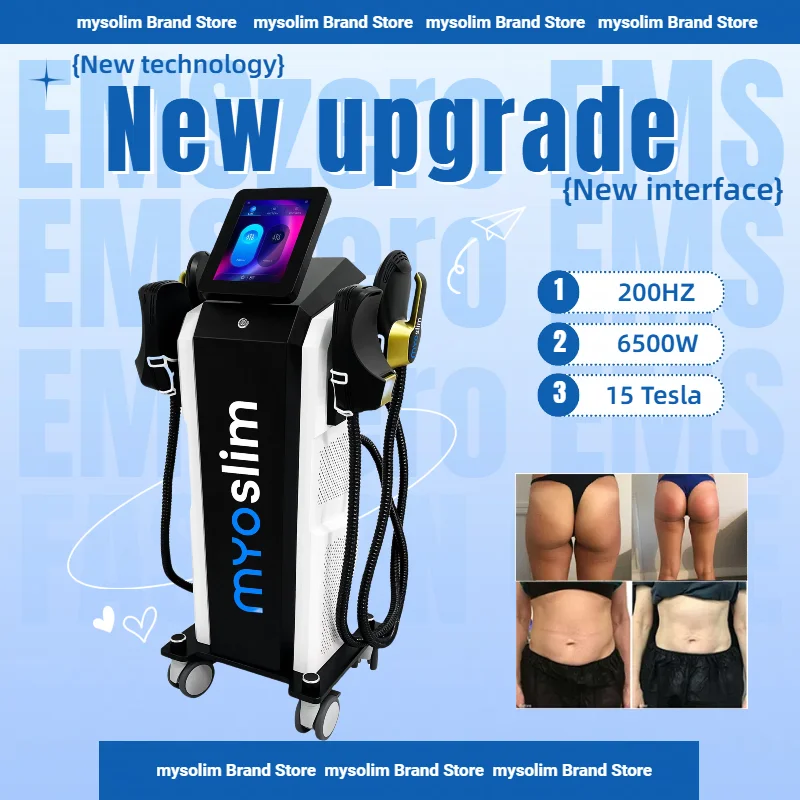 myoslim Body Sculpt 15Tesla 6500w Body Slimming Fat Burning Muscle Sculpting Electromagnetic Stimulate Sculpt Therapy Machine
myoslim Body Sculpt 15Tesla 6500w Body Slimming Fat Burning Muscle Sculpting Electromagnetic Stimulate Sculpt Therapy Machine