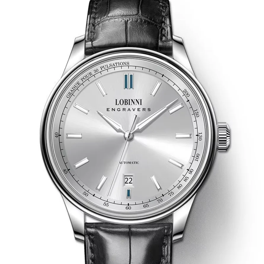LOBINNI Men Automatic Watch 40mm Mechanical Wristwatch Sapphire Mirror Luminous Miyota Mov
LOBINNI Men Automatic Watch 40mm Mechanical Wristwatch Sapphire Mirror Luminous Miyota Mov