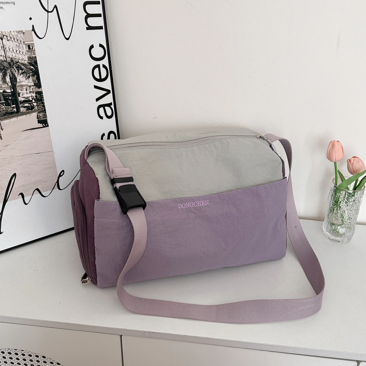 Oxford Zipper Patchwork Travel Tote 2025 New Lightweight Waterproof Large Capacity Travel Bags Multi-functional Ultralight Bags
Oxford Zipper Patchwork Travel Tote 2025 New Lightweight Waterproof Large Capacity Travel Bags Multi-functional Ultralight Bags