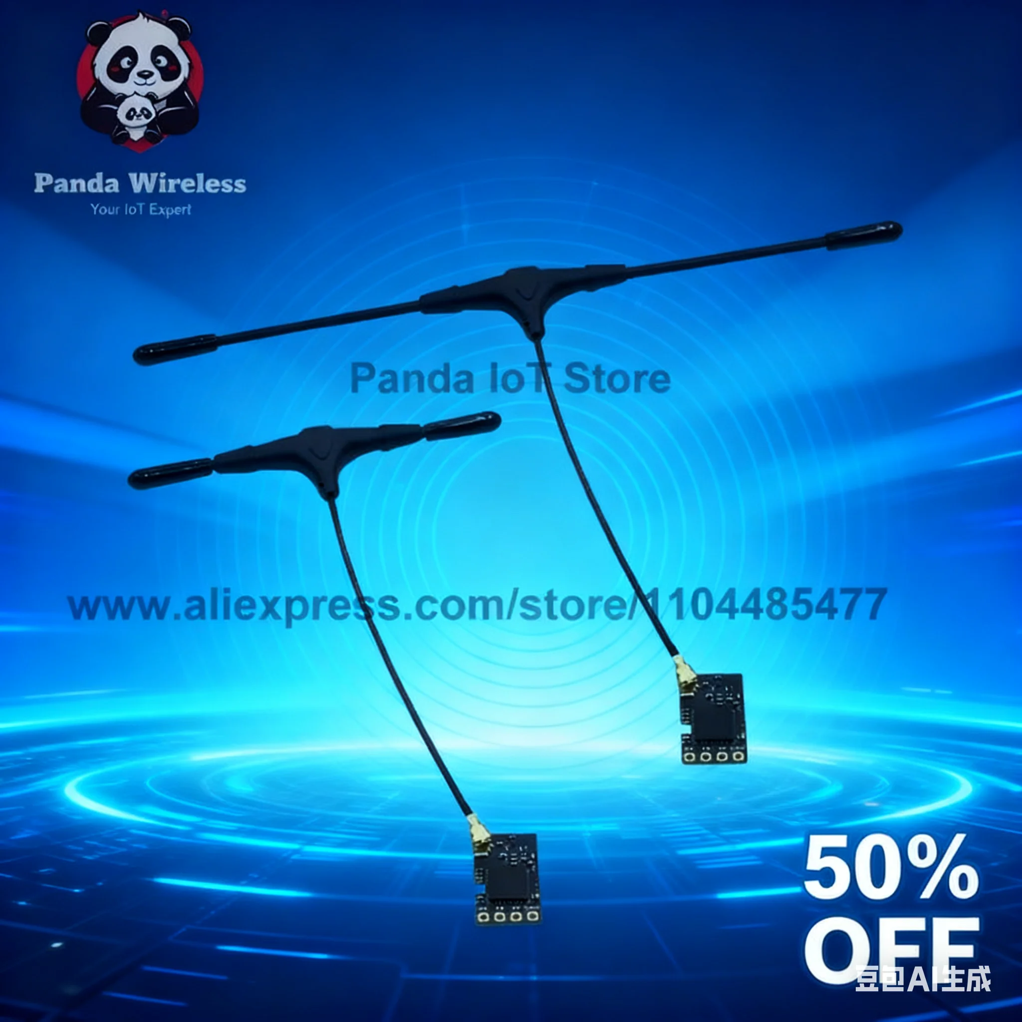 High Gain 2.4Ghz 915Mhz T Type FPV Antenna Omni 2.4G Transceiver MIMO UFL MHF4 SMA Cable for Flying Drone Remote Control
High Gain 2.4Ghz 915Mhz T Type FPV Antenna Omni 2.4G Transceiver MIMO UFL MHF4 SMA Cable for Flying Drone Remote Control