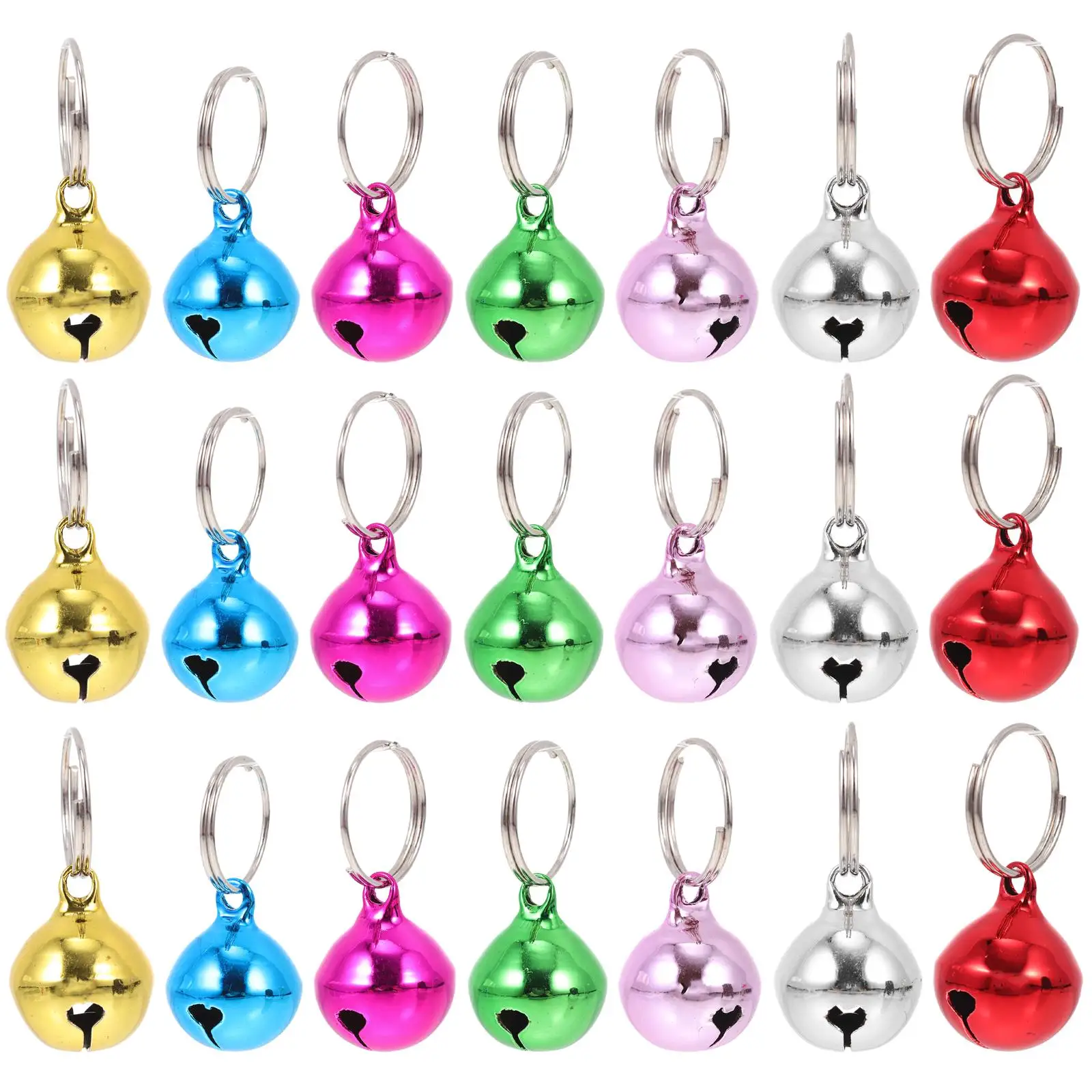24 Pcs Candy Color Bells Metal Pet Accessories Keychain Christmas Decor Hanging Ornaments Dog Cat Bells Party Supplies
24 Pcs Candy Color Bells Metal Pet Accessories Keychain Christmas Decor Hanging Ornaments Dog Cat Bells Party Supplies