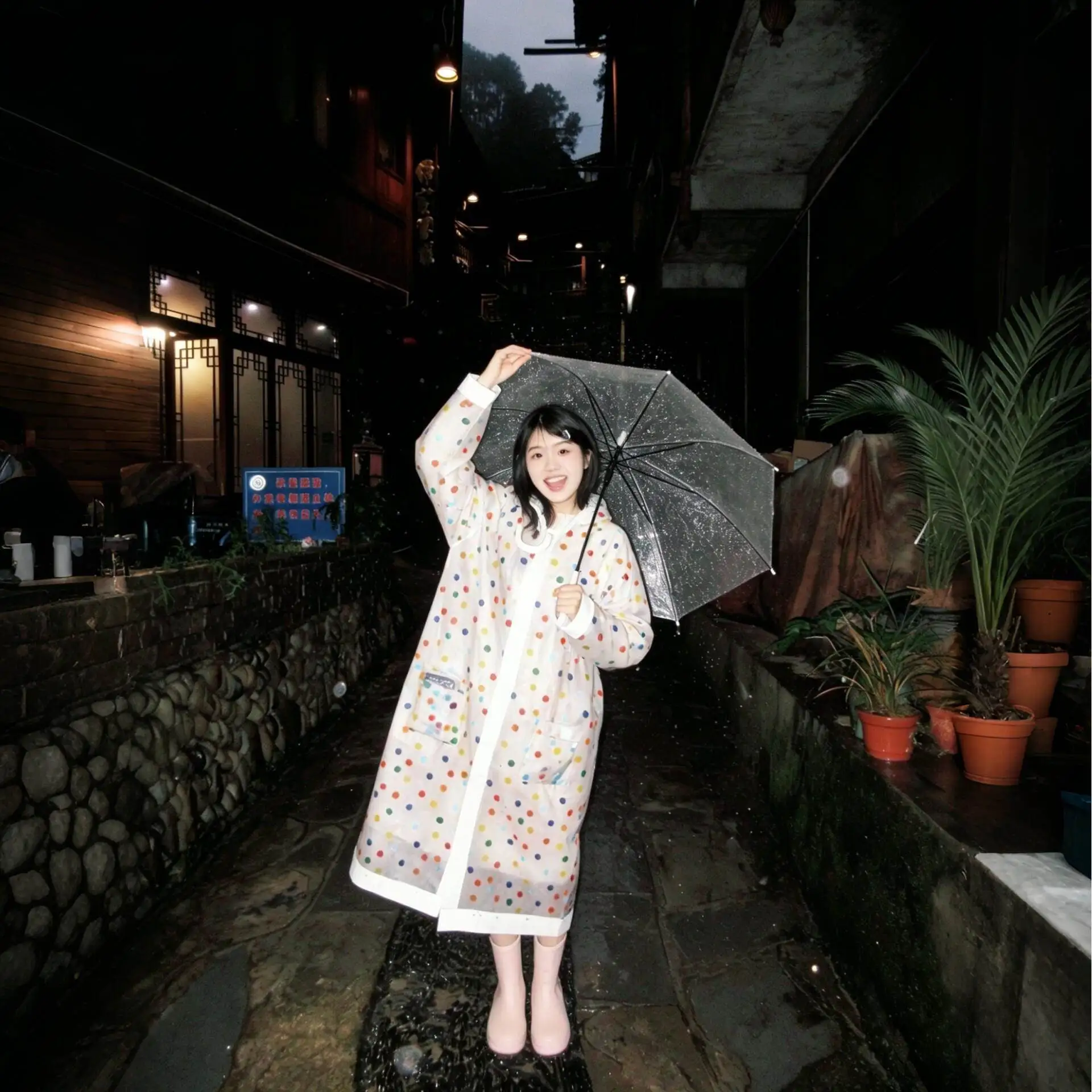 Polka Dot Raincoat Adult Outdoor Portable Music Festival Long Full Body Waterproof Rain Poncho One-Piece Design Comm...
Polka Dot Raincoat Adult Outdoor Portable Music Festival Long Full Body Waterproof Rain Poncho One-Piece Design Comm...