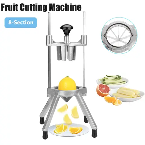 8-Section Lemon Wedge Slicer Chopper Commercial Limes Wedger Fruit Vegetable Cutter Home Kitchen Appliance Gadgets