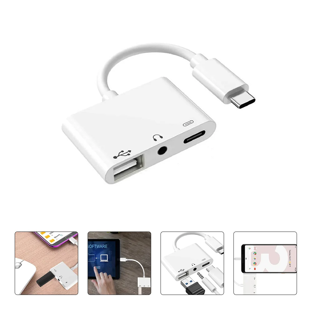 3 -in-1 Multifunction Charge Typec Headphone Adapter 1250X500X190CM Tinned Copper Core Plastic Type-C
3 -in-1 Multifunction Charge Typec Headphone Adapter 1250X500X190CM Tinned Copper Core Plastic Type-C