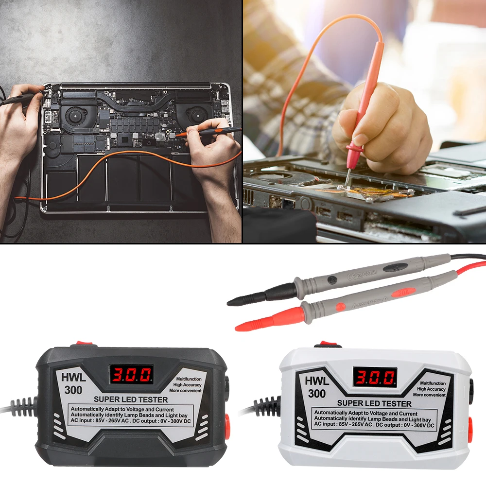 Multipurpose Led Strips Beads Test Tool Ls'd Tool Led Lamp Bead Lamp Strip Tester 0-300V Output Led TV Backlight Tester 18W
Multipurpose Led Strips Beads Test Tool Ls'd Tool Led Lamp Bead Lamp Strip Tester 0-300V Output Led TV Backlight Tester 18W