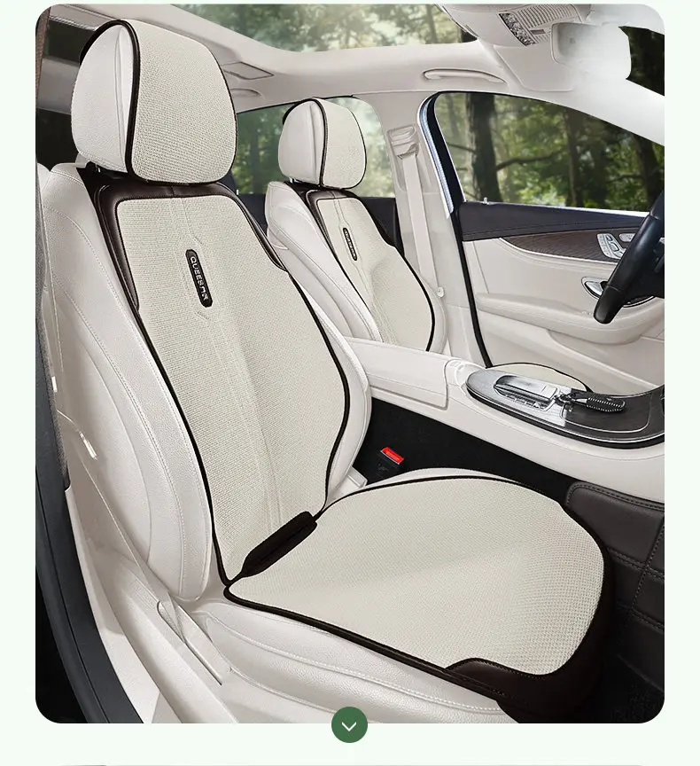 All Season Linen Universal Car Seat Cover Flax Perforated Breathable Anti-Slip Covers Car Seats Protection SUV Car Seat Cushion
All Season Linen Universal Car Seat Cover Flax Perforated Breathable Anti-Slip Covers Car Seats Protection SUV Car Seat Cushion