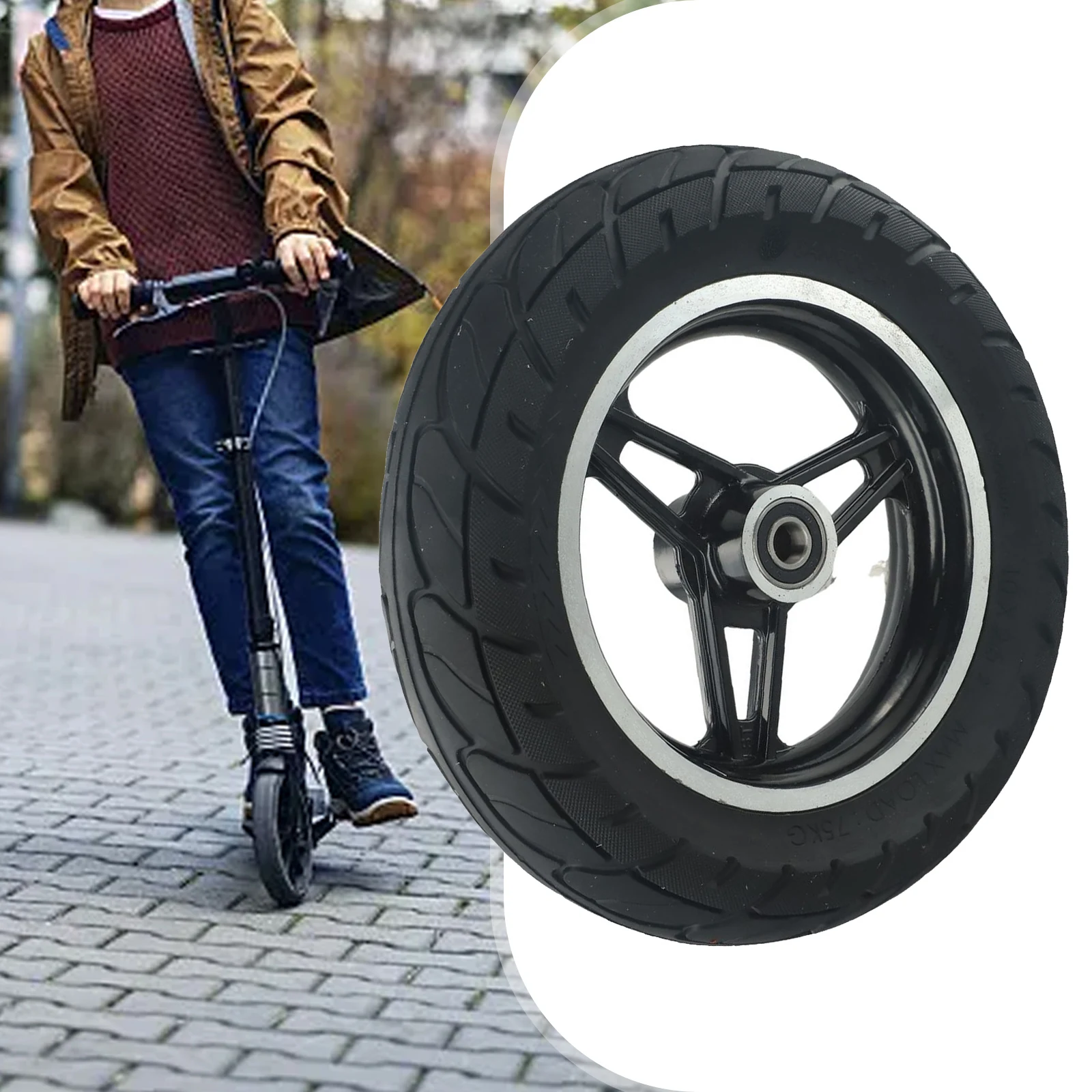 Front Wheel Tire Solid Tyre 10x2.50 Assembly Whole Wheel E-Scooter Parts Electric Scooter Replacement Scooter Tires
Front Wheel Tire Solid Tyre 10x2.50 Assembly Whole Wheel E-Scooter Parts Electric Scooter Replacement Scooter Tires