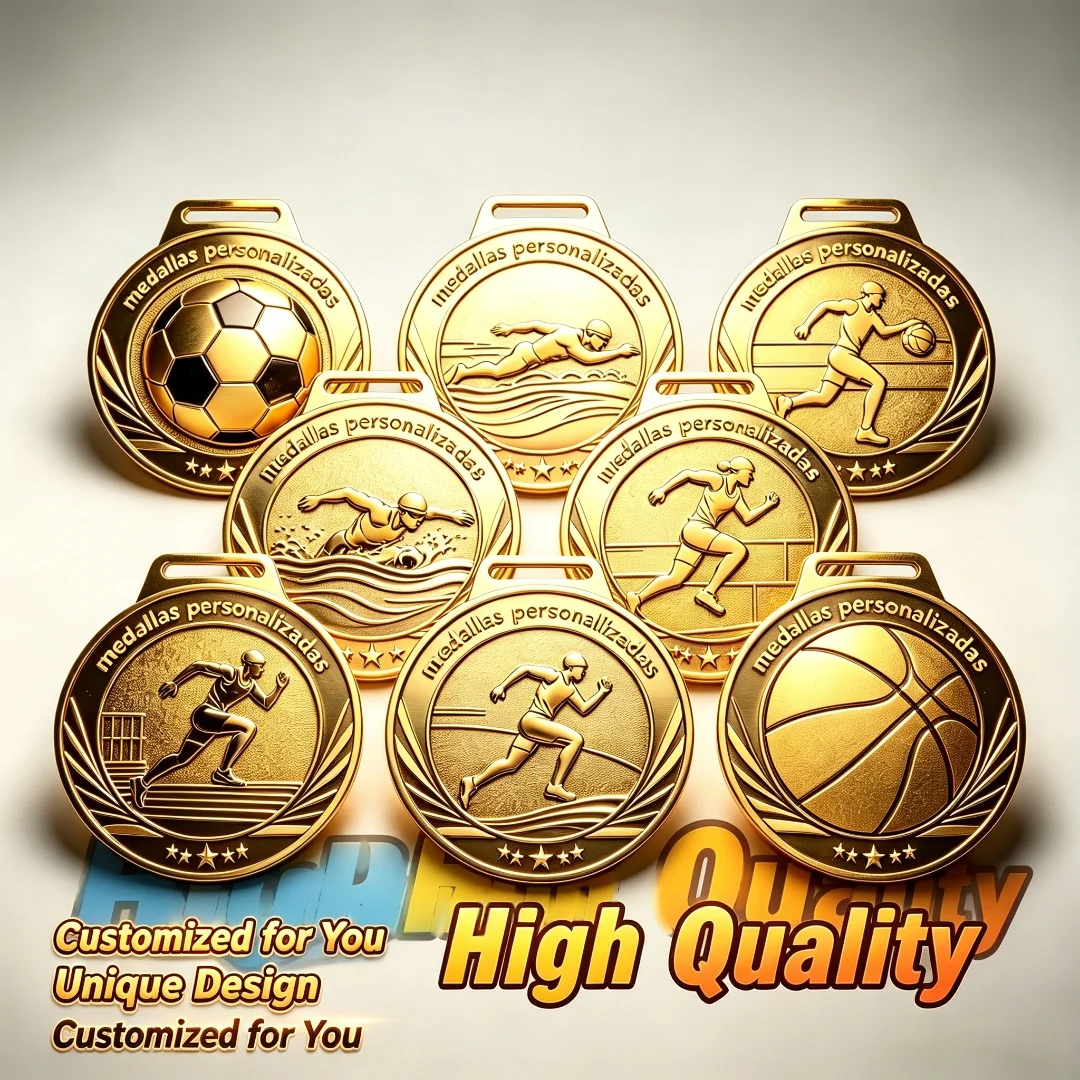Custom Sports Medal with Ribbon, Enamel Metal Award for Football Basketball Swim Running, Tournament Winner Souvenir Prize
Custom Sports Medal with Ribbon, Enamel Metal Award for Football Basketball Swim Running, Tournament Winner Souvenir Prize