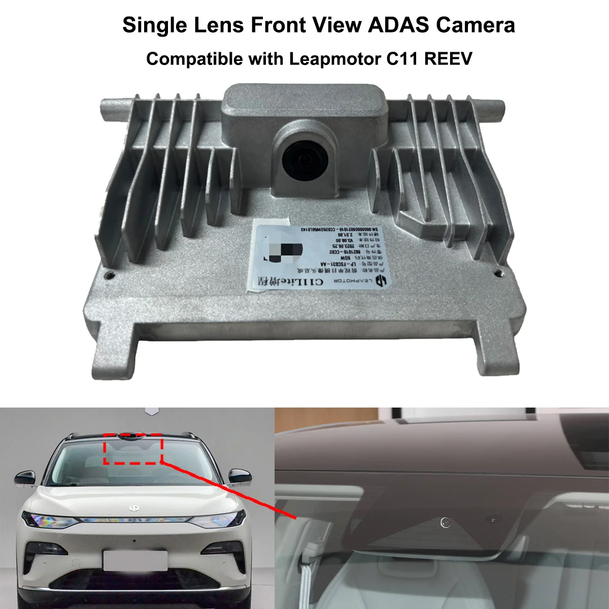 Single Lens Front View ADAS Camera 8021010-CC02 Compatible with Leapmotor C11 Extended Range
Single Lens Front View ADAS Camera 8021010-CC02 Compatible with Leapmotor C11 Extended Range