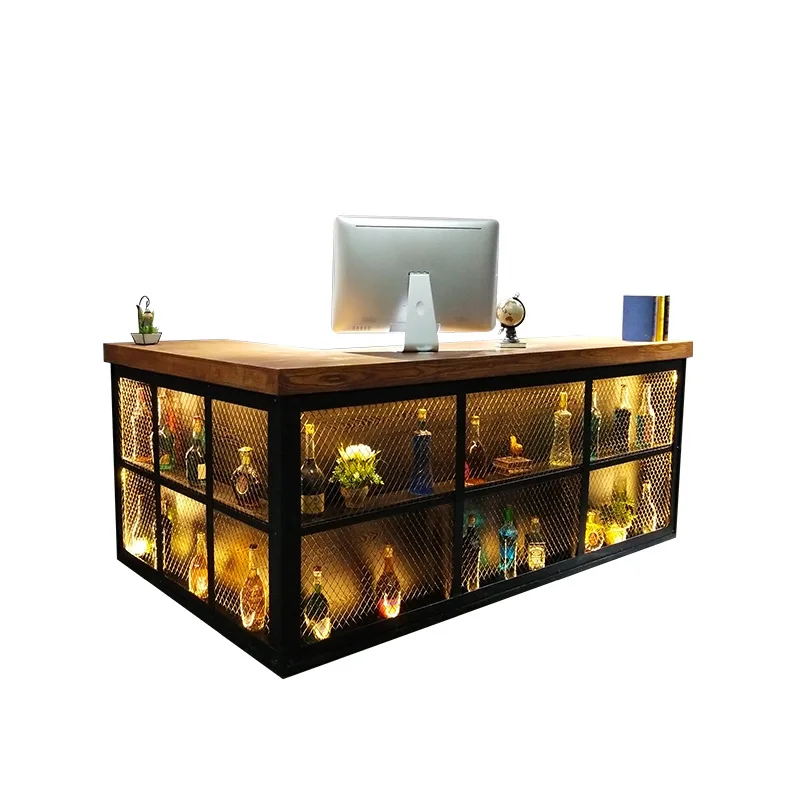 Industrial style bar Bar table Receiving table Corner restaurant Counter Iron art
Industrial style bar Bar table Receiving table Corner restaurant Counter Iron art