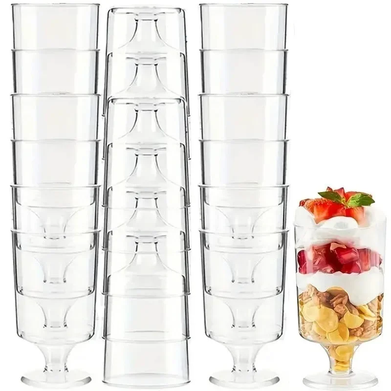 10/20PCS Disposable Plastic Dessert Cup Birthday Party Plastic Dessert Cup Mousse Ice Cream Pudding Snacks Christmas New Year
10/20PCS Disposable Plastic Dessert Cup Birthday Party Plastic Dessert Cup Mousse Ice Cream Pudding Snacks Christmas New Year