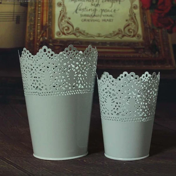 Artificial Flower Vase Desk Tidy Holder Lace Hollow Out Pot Mini Plant Pot Office Flowers Makeup Brush Holder Great For Pens
Artificial Flower Vase Desk Tidy Holder Lace Hollow Out Pot Mini Plant Pot Office Flowers Makeup Brush Holder Great For Pens