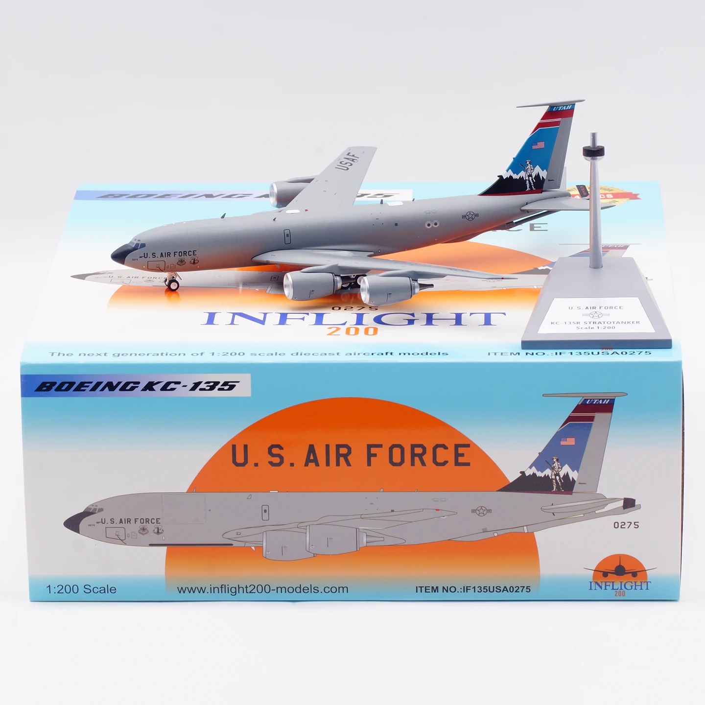 IF135USA0275 Коллекционный самолет из сплава, подарок, INFLIGHT, 1:200, США, ВВС, Boeing KC-135R, литая под давлением модель самолета 61-0275
IF135USA0275 Коллекционный самолет из сплава, подарок, INFLIGHT, 1:200, США, ВВС, Boeing KC-135R, литая под давлением модель самолета 61-0275