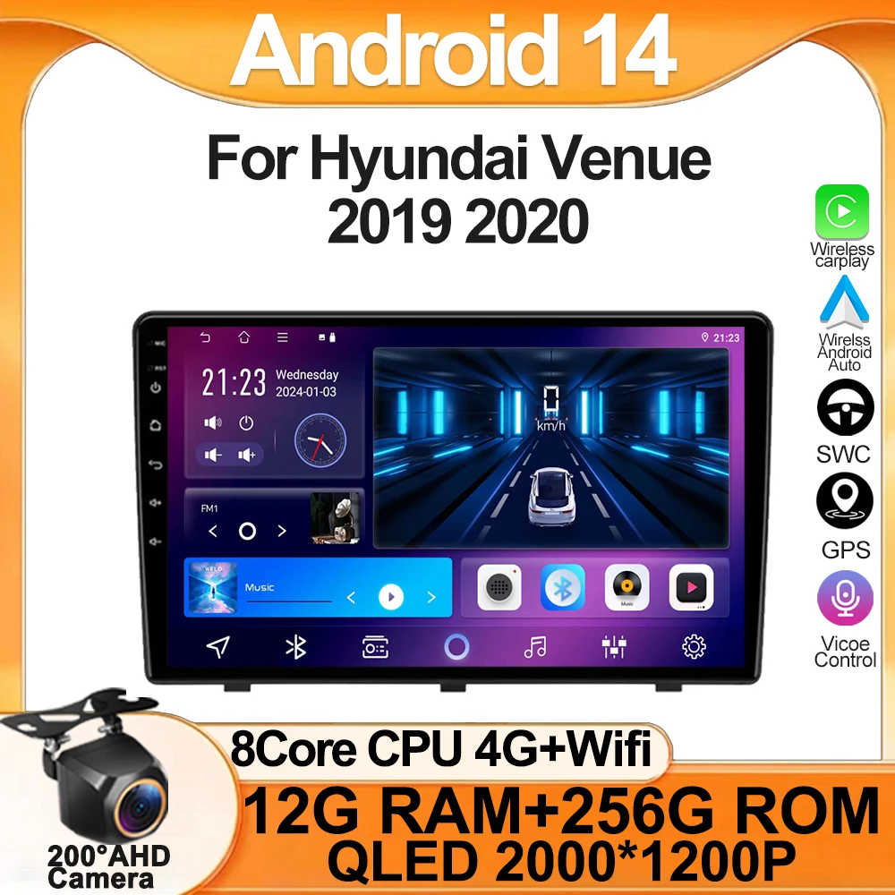 For Hyundai Venue 2019 2020 Car Radio Player Car Carplay Screen Autoradio Mirror Link Car Intelligent Systems Touch Screen DSP
For Hyundai Venue 2019 2020 Car Radio Player Car Carplay Screen Autoradio Mirror Link Car Intelligent Systems Touch Screen DSP