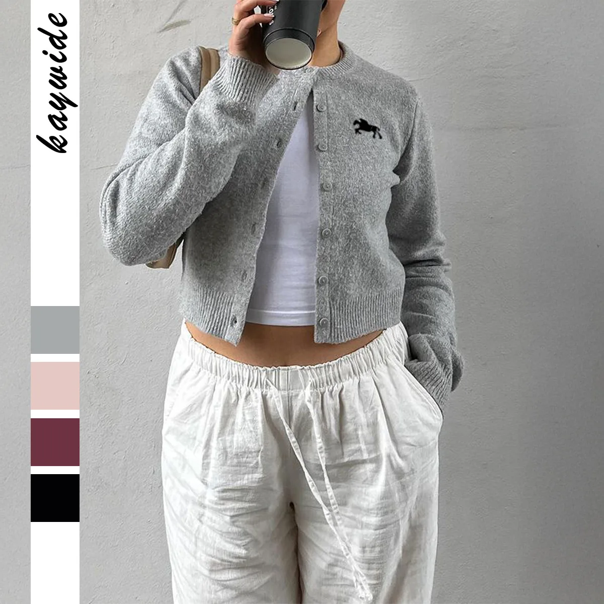 Leisure Vacation Woolen Long Sleeved Solid Color T-shirt Sweater Women's Clothing 2025 Autumn and Winter
Leisure Vacation Woolen Long Sleeved Solid Color T-shirt Sweater Women's Clothing 2025 Autumn and Winter