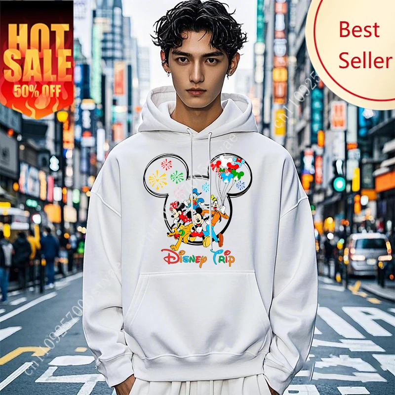 Disney Mickey and Family Trip Printed Men's Hoodies Sports Sweatshirts Casual Tops Adult Loose Clothing
Disney Mickey and Family Trip Printed Men's Hoodies Sports Sweatshirts Casual Tops Adult Loose Clothing